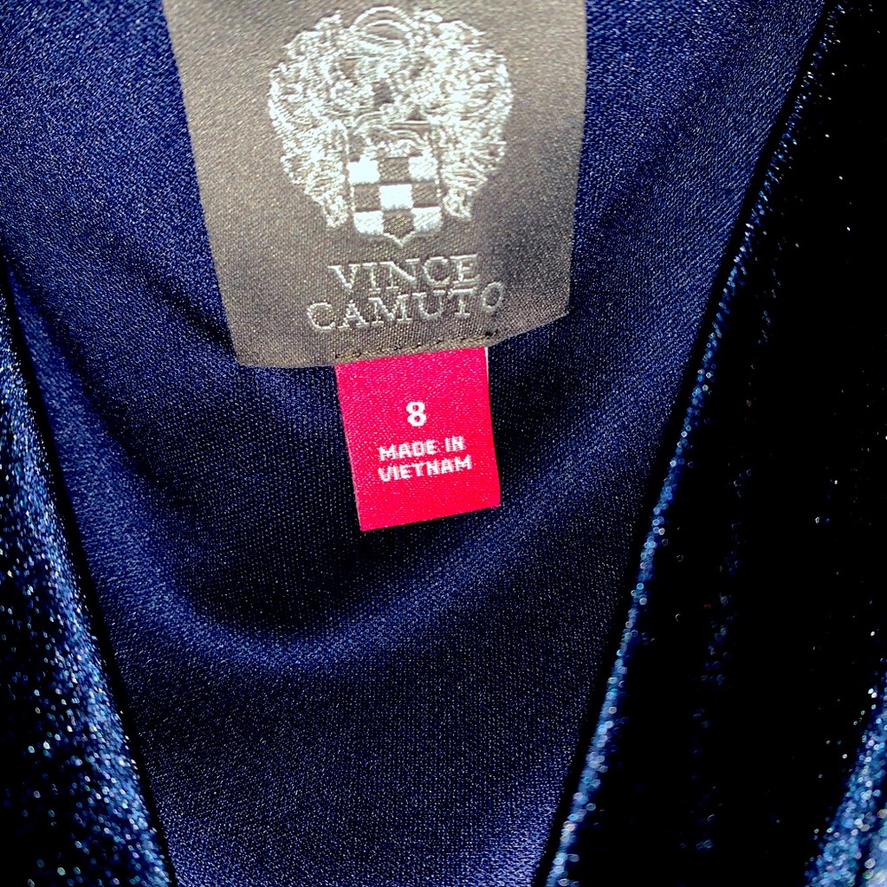Size 8 Vince Camuto Long Midnight Blue dress